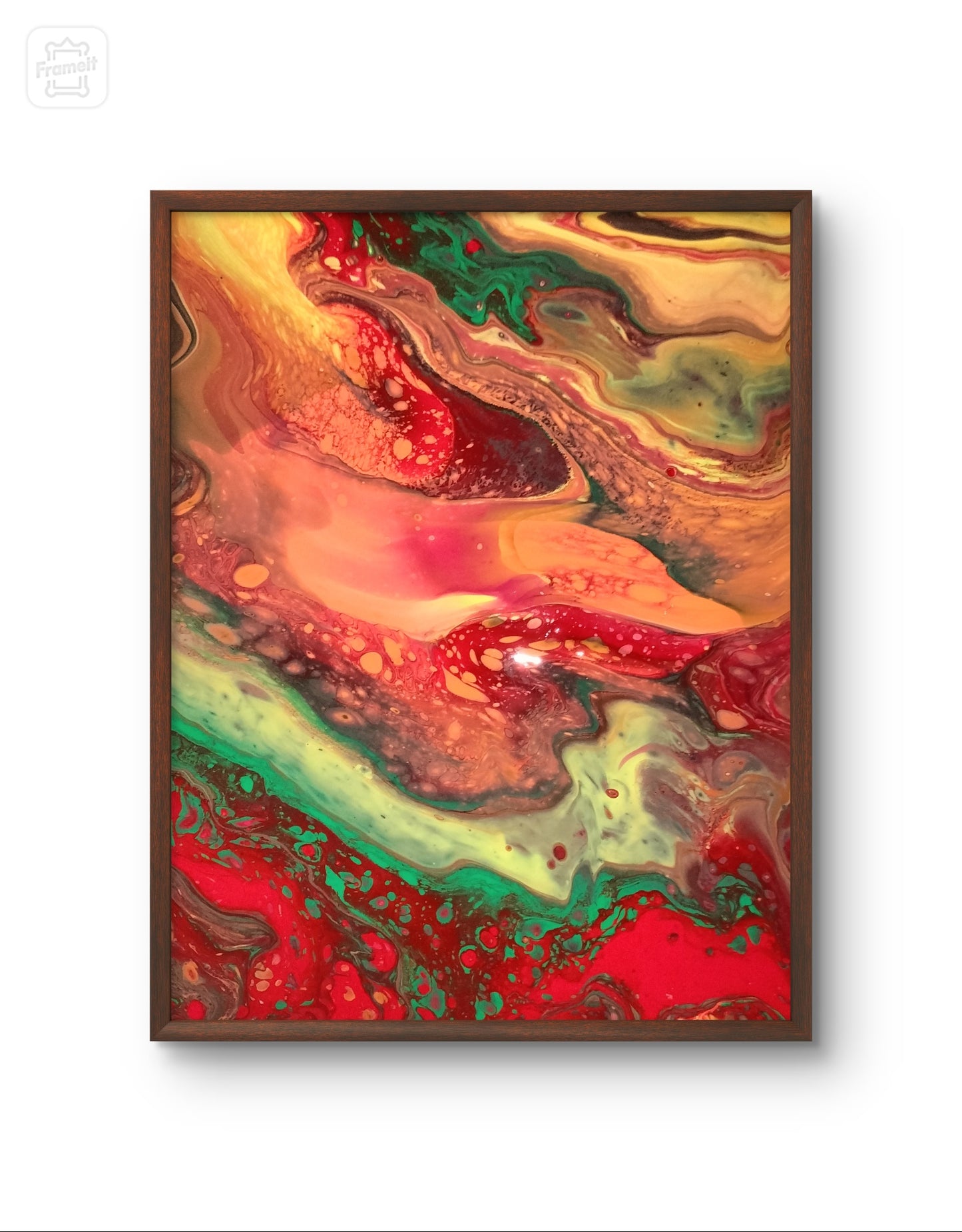 Fluid Art Canvas from Karma Goodness Designs