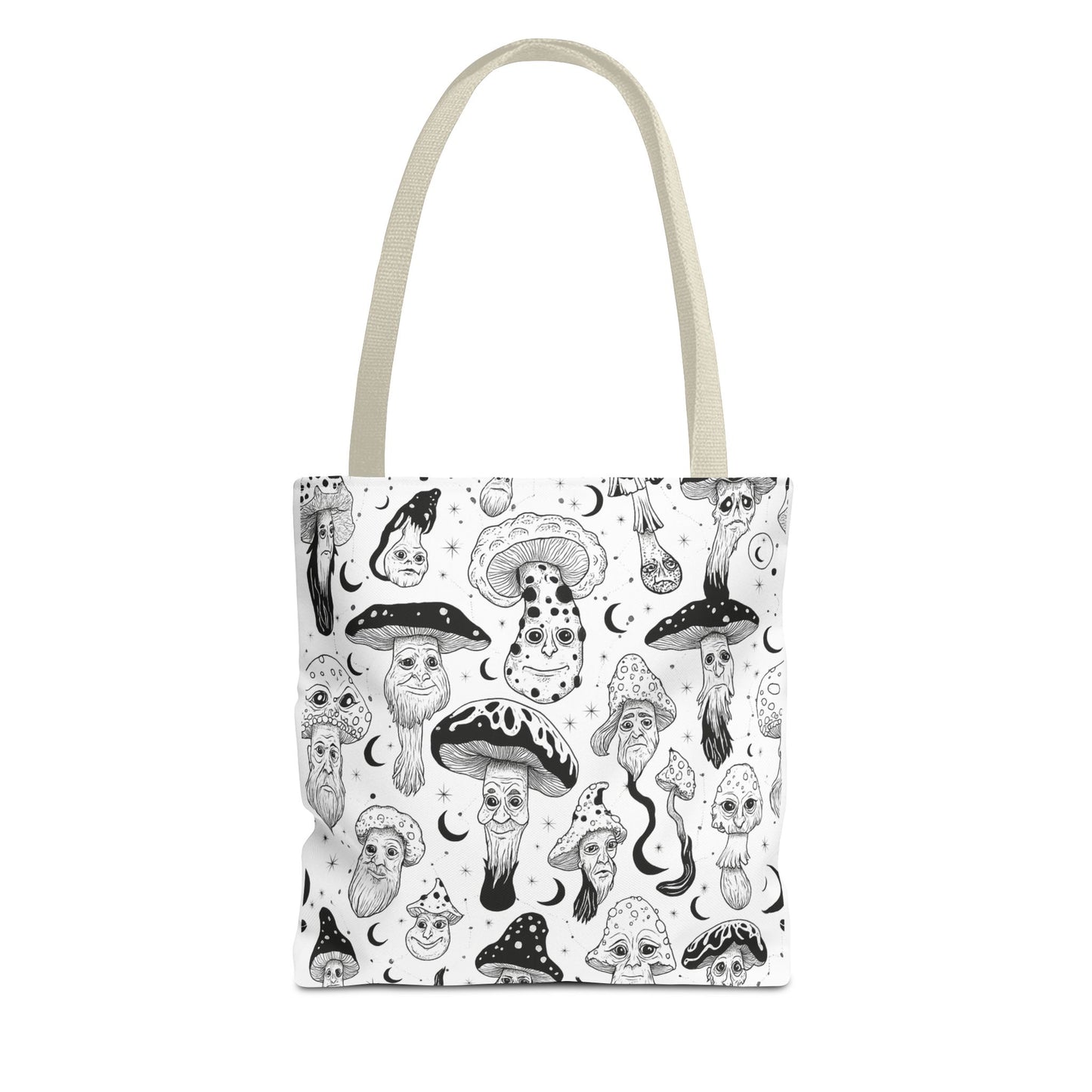 KGD Doodle Art Collection | Whimsical Mushroom Tote Bag