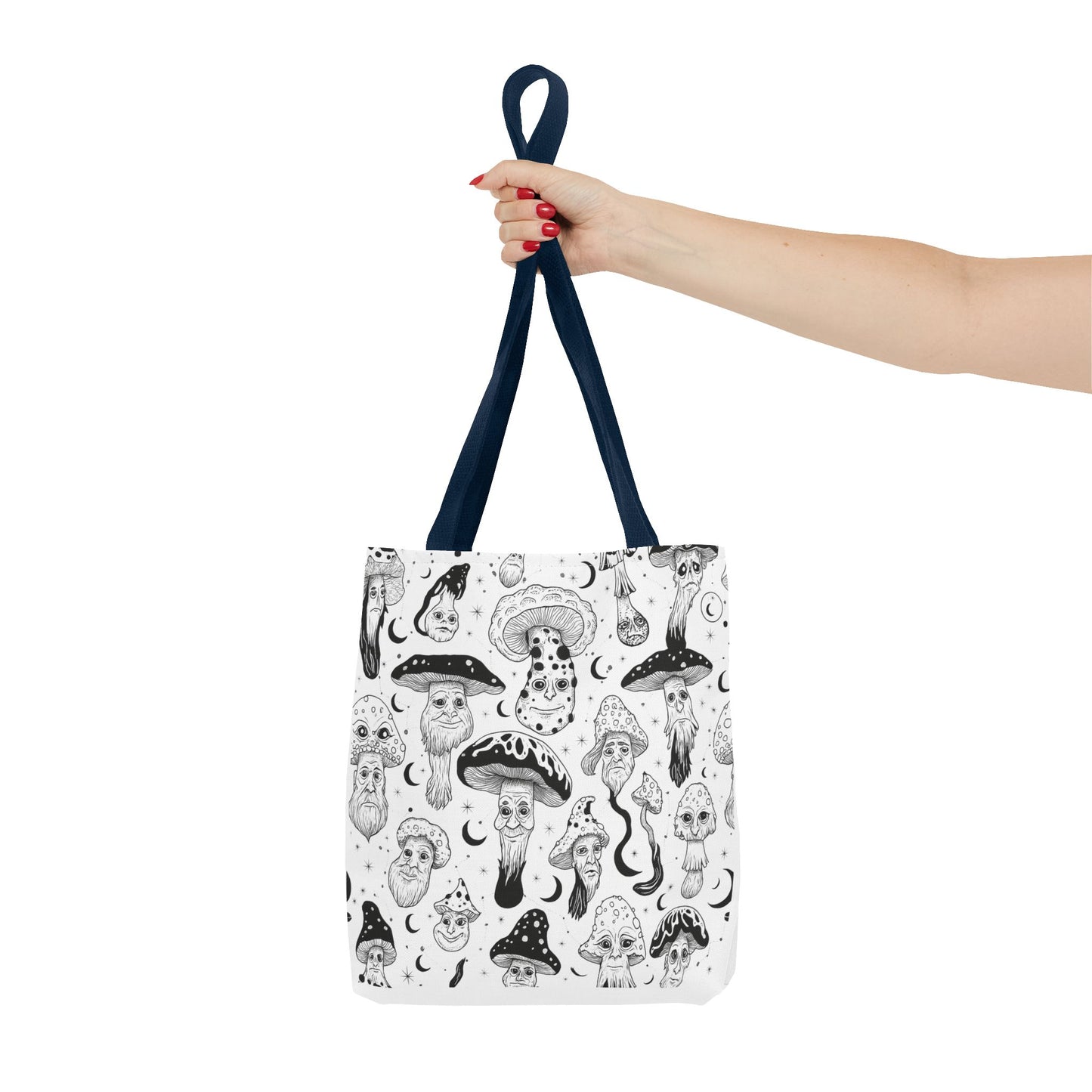 KGD Doodle Art Collection | Whimsical Mushroom Tote Bag