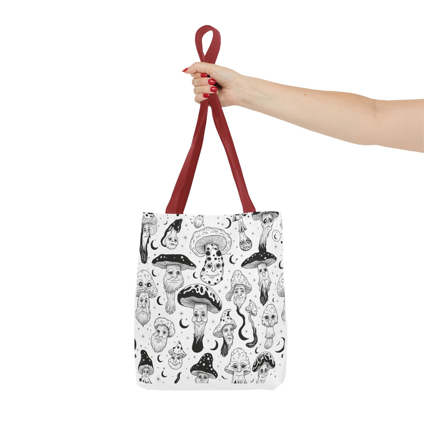 KGD Doodle Art Collection | Whimsical Mushroom Tote Bag