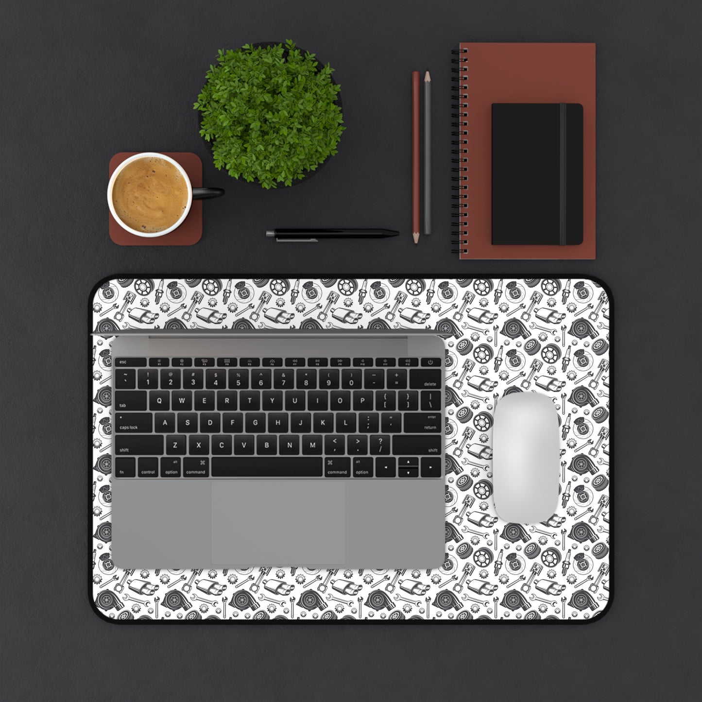 Automotive Desk Mat - Mechanic's Gift, Car Enthusiast Decor, Workshop Accessory, Office Mat, Garage Decor