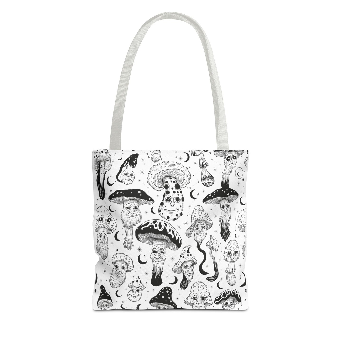 KGD Doodle Art Collection | Whimsical Mushroom Tote Bag