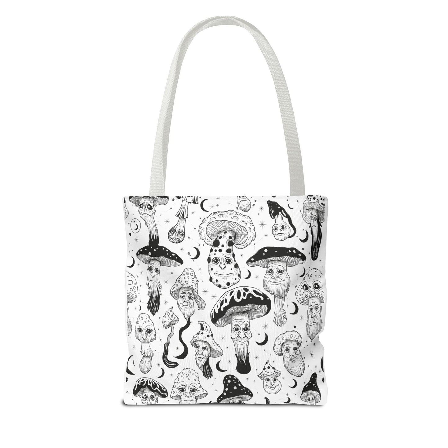 KGD Doodle Art Collection | Whimsical Mushroom Tote Bag