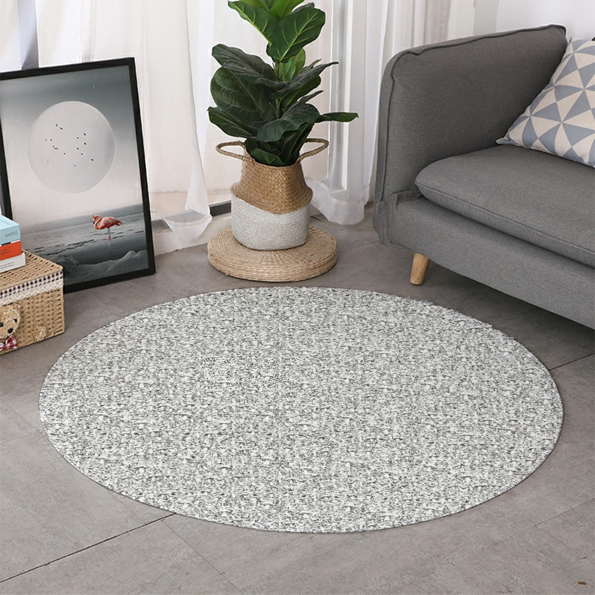KGD COLOR ME Mushroom Doodle Art Collection Thicken foldable Rug