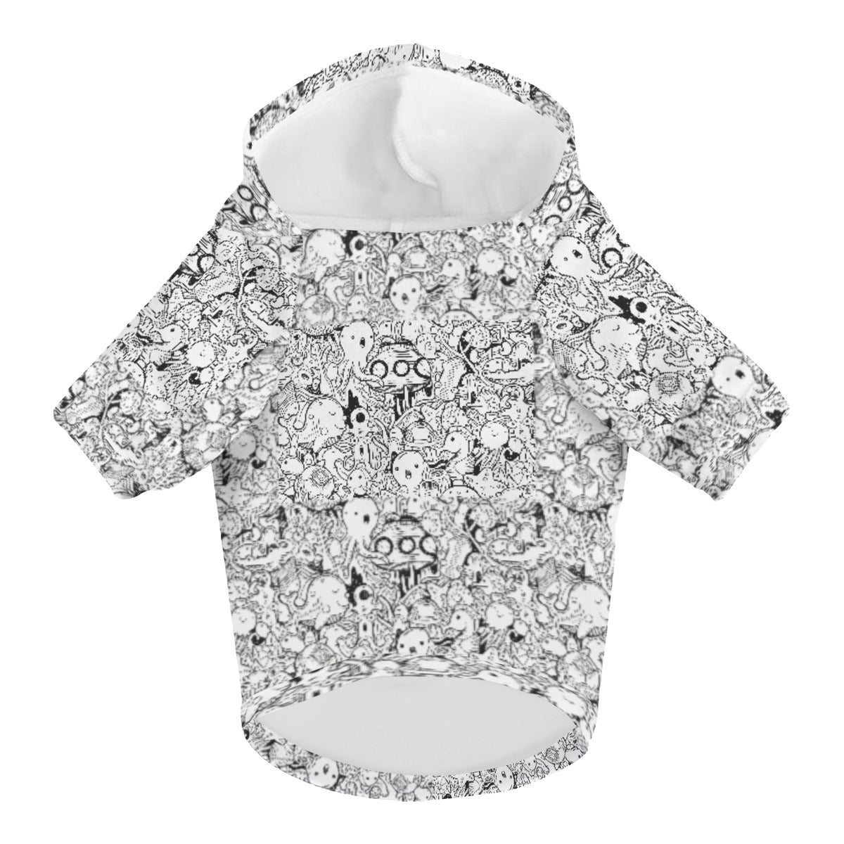KGD COLOR ME Doodle Art Dog Hoodie