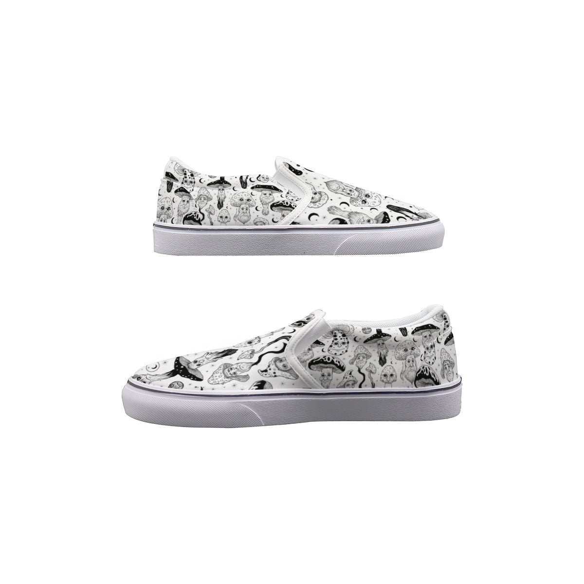 KGD COLOR ME Doodle Art Women's Slip On Sneakers