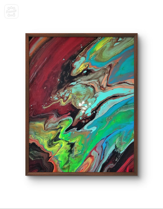 Fluid Art Canvas  from Karma Goodness Designs