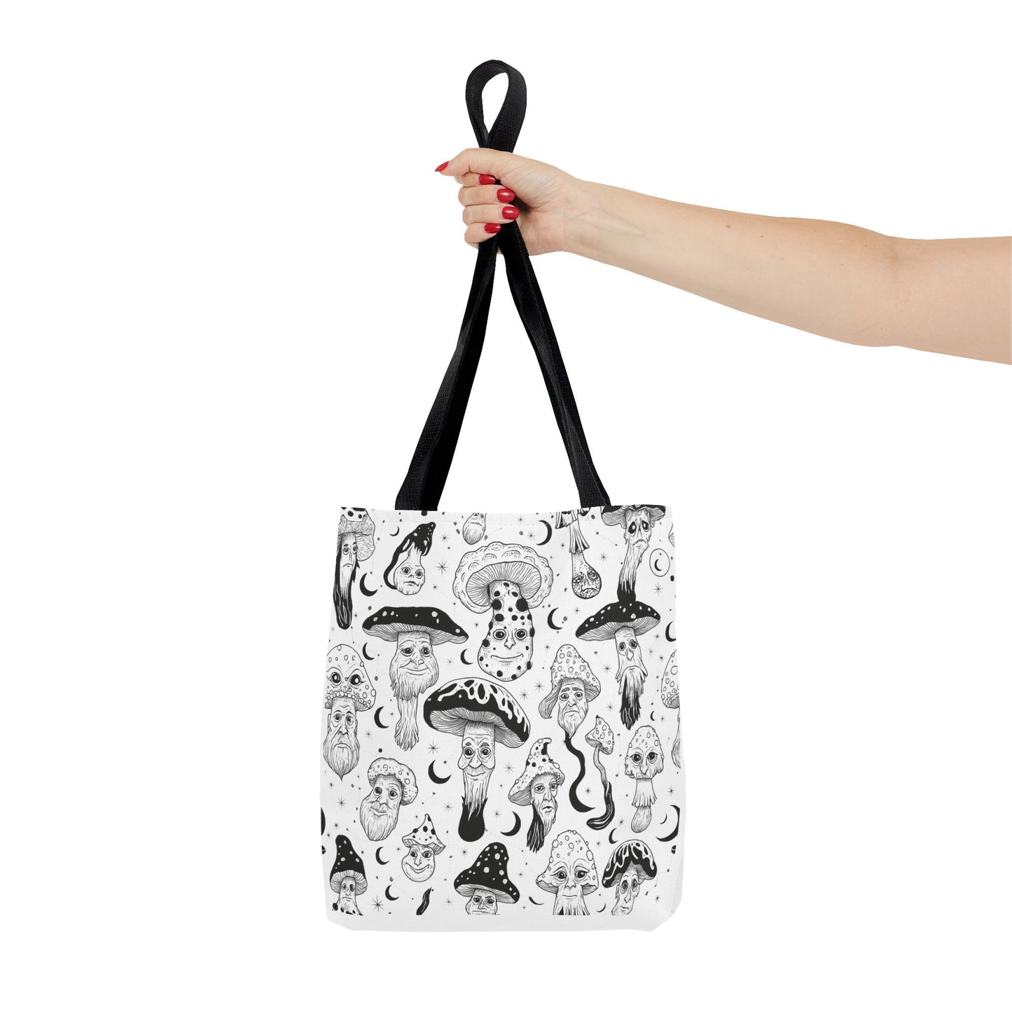 KGD Doodle Art Collection | Whimsical Mushroom Tote Bag