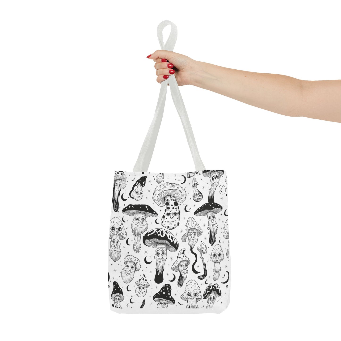 KGD Doodle Art Collection | Whimsical Mushroom Tote Bag