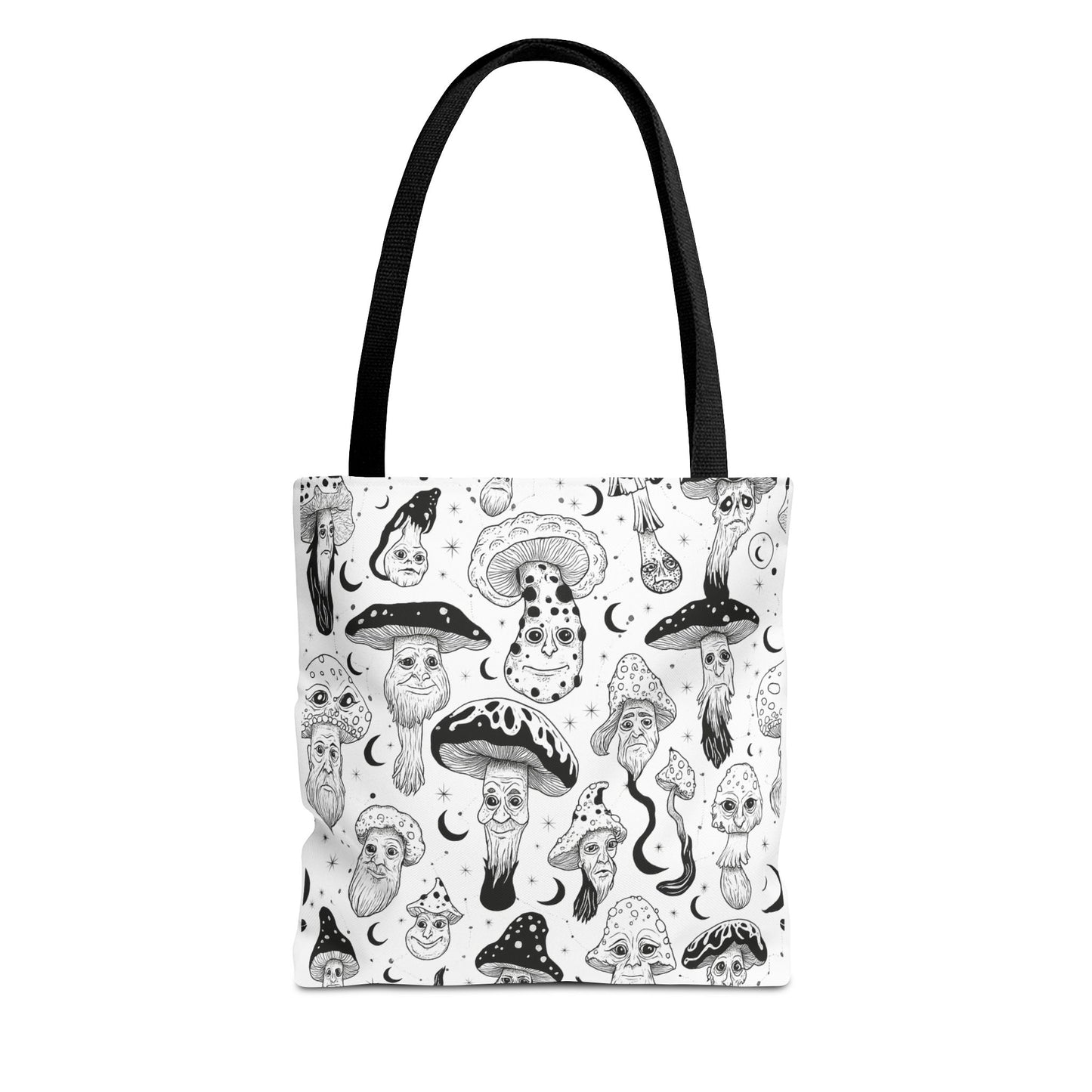 KGD Doodle Art Collection | Whimsical Mushroom Tote Bag