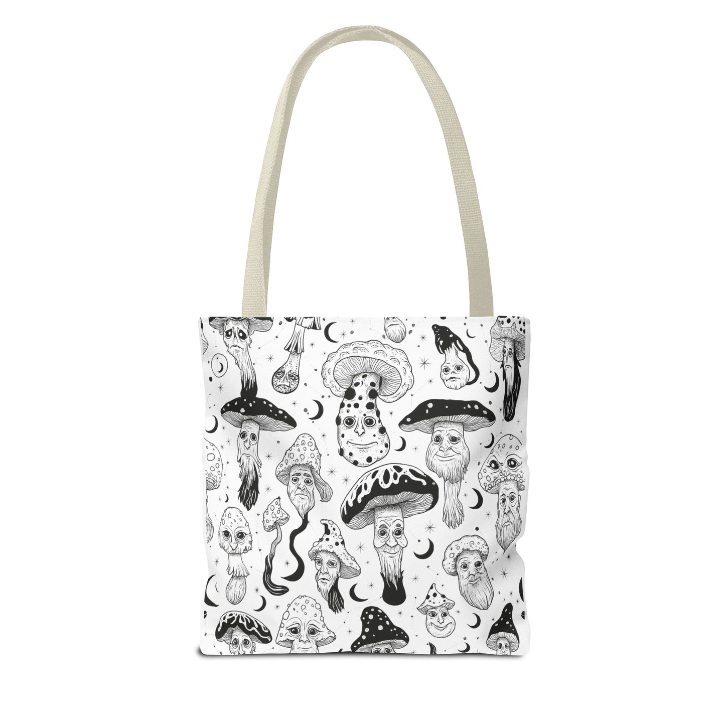 KGD Doodle Art Collection | Whimsical Mushroom Tote Bag