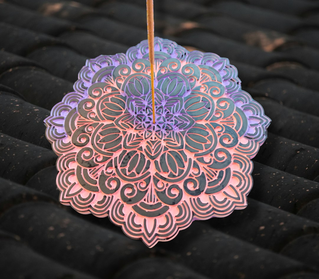 Jesmonite Mandela Incense Burners from Karma Goodness Designs
