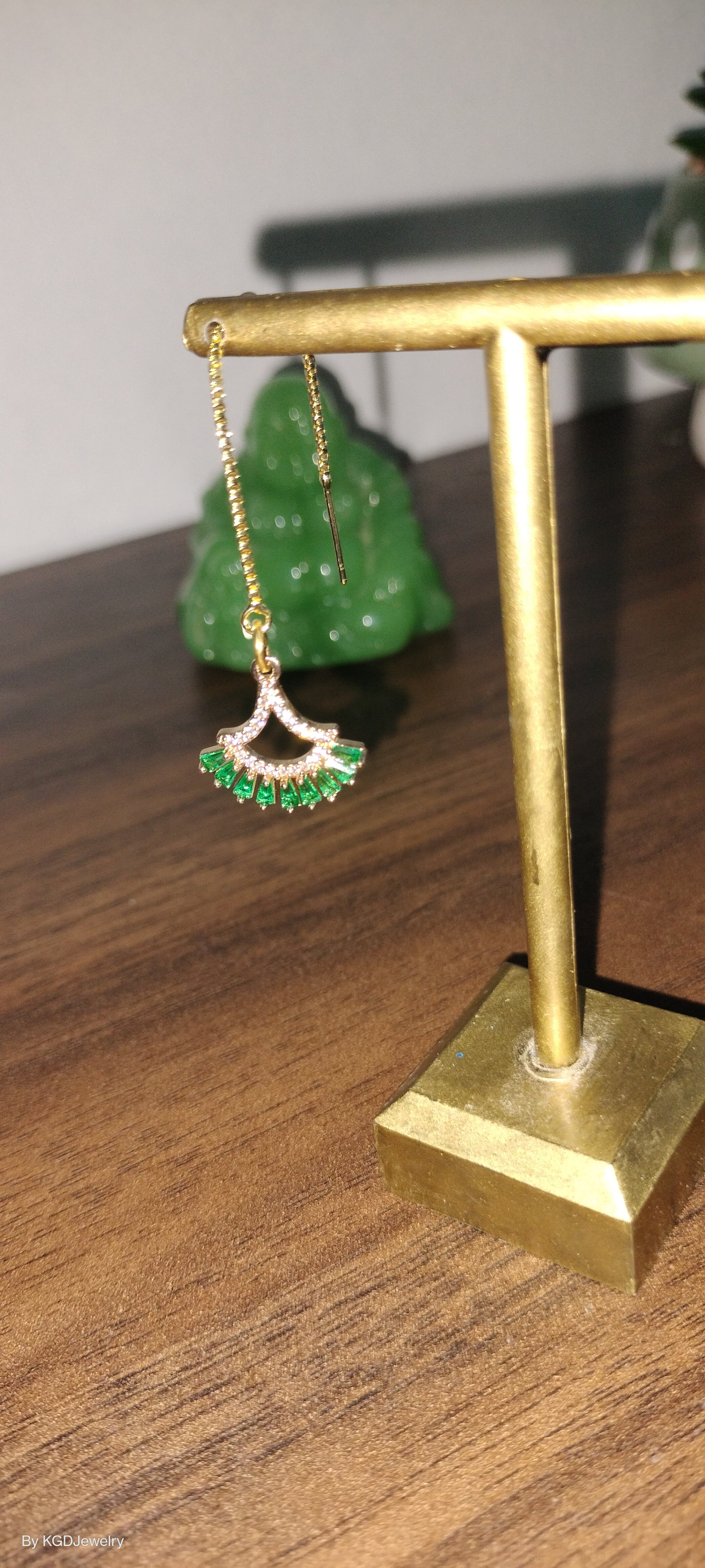 Gold Threader Earrings Earrings from Karma Goodness Designs