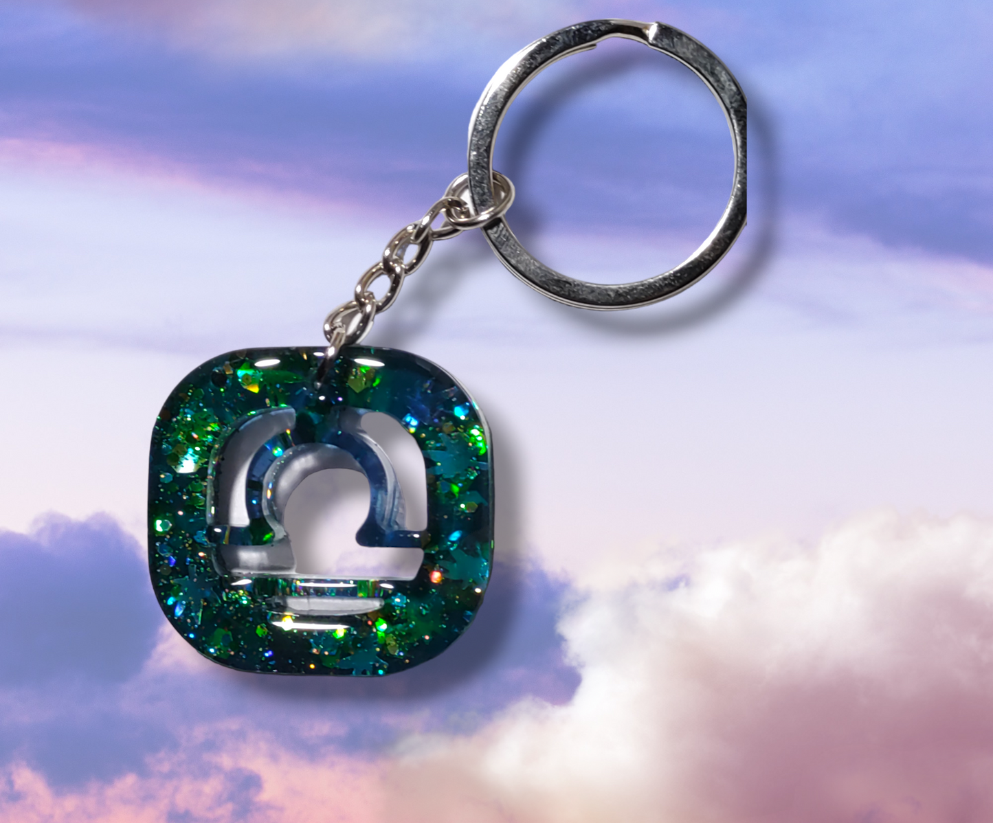 Cannabis Inspired Horoscope Keychains earrings from Karma Goodness Designs