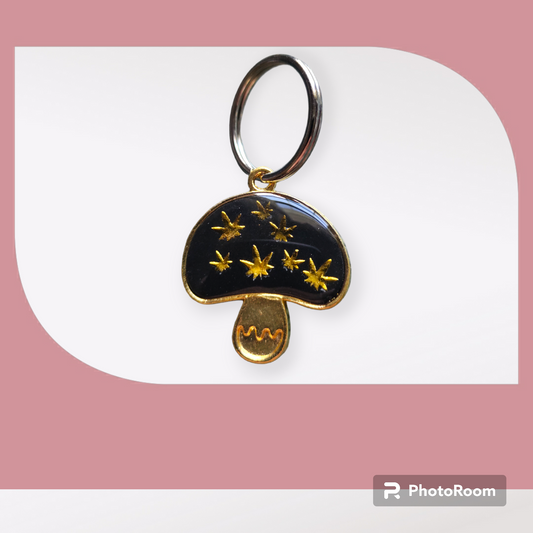 Ms. Mary Jane Mushroom Key Chains keychain from Karma Goodness Designs
