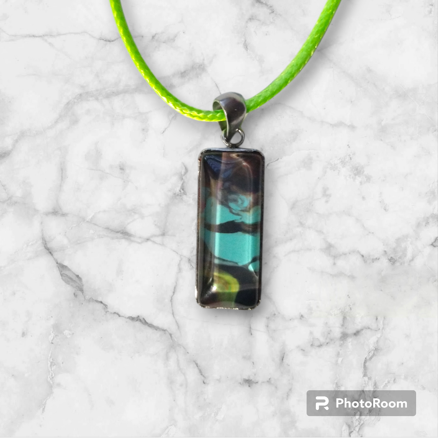 Fluid Art Necklaces  from Karma Goodness Designs