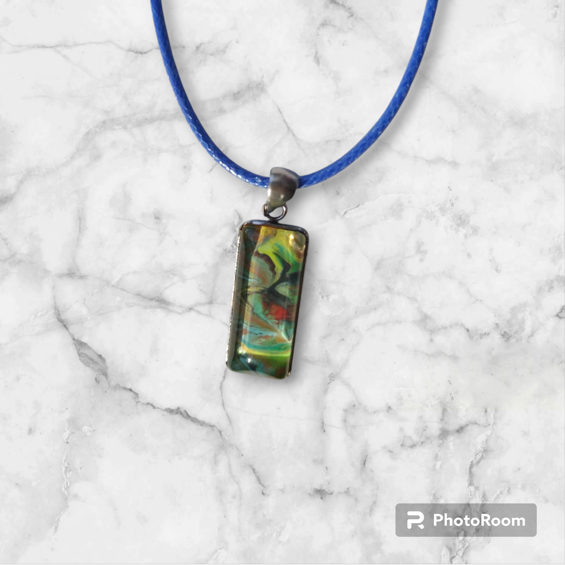 Fluid Art Necklaces  from Karma Goodness Designs