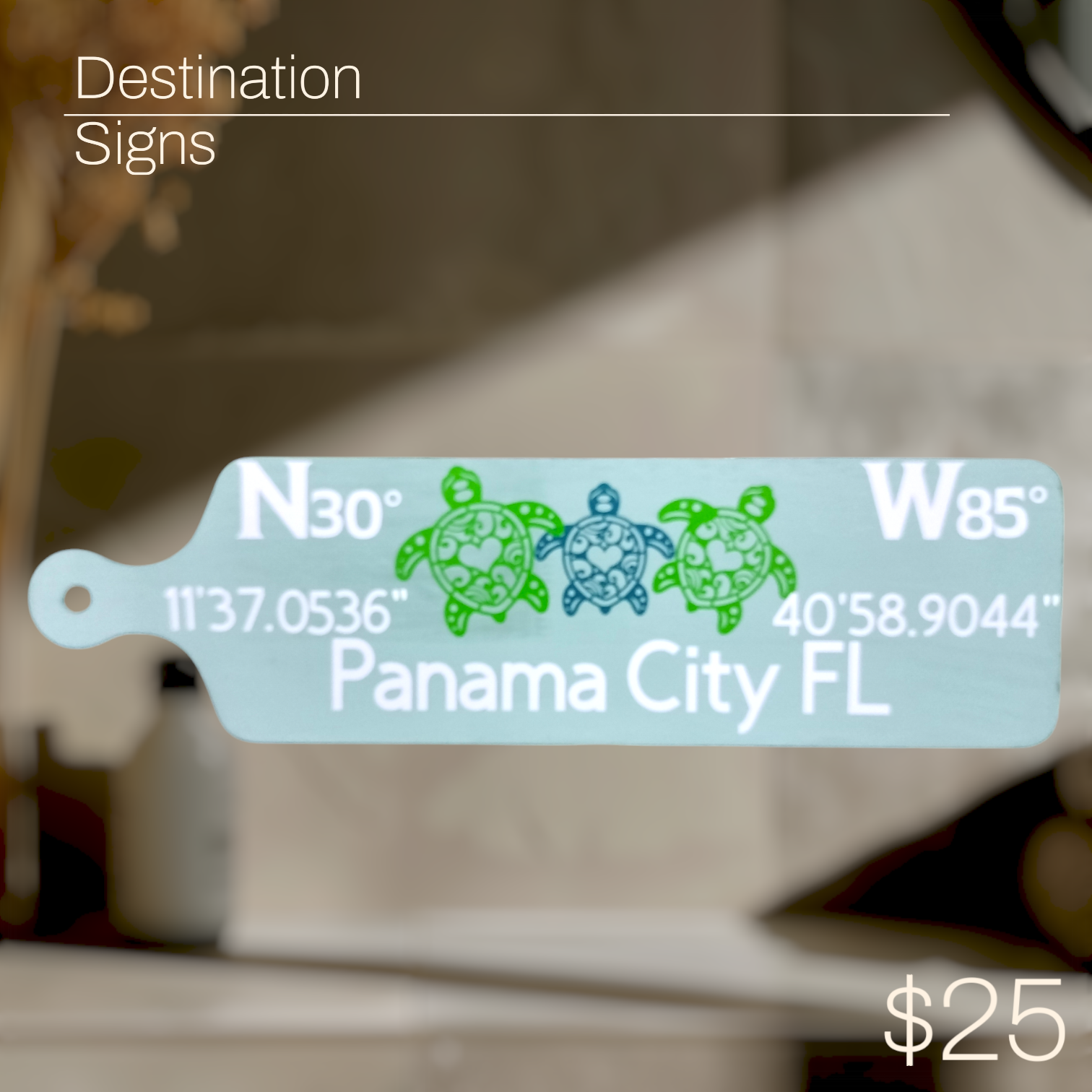 Destination Signs Sign from Karma Goodness Designs