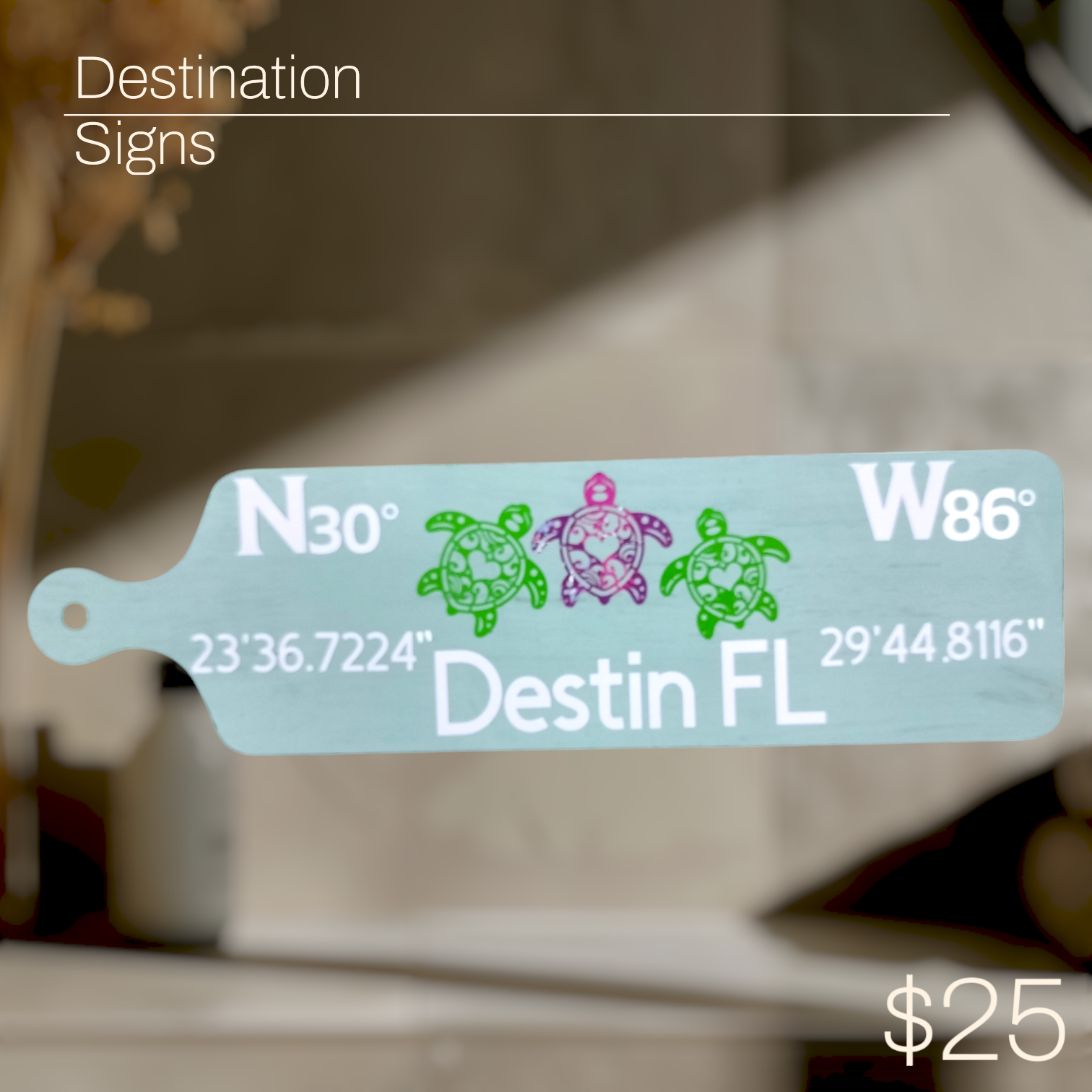 Destination Signs Sign from Karma Goodness Designs