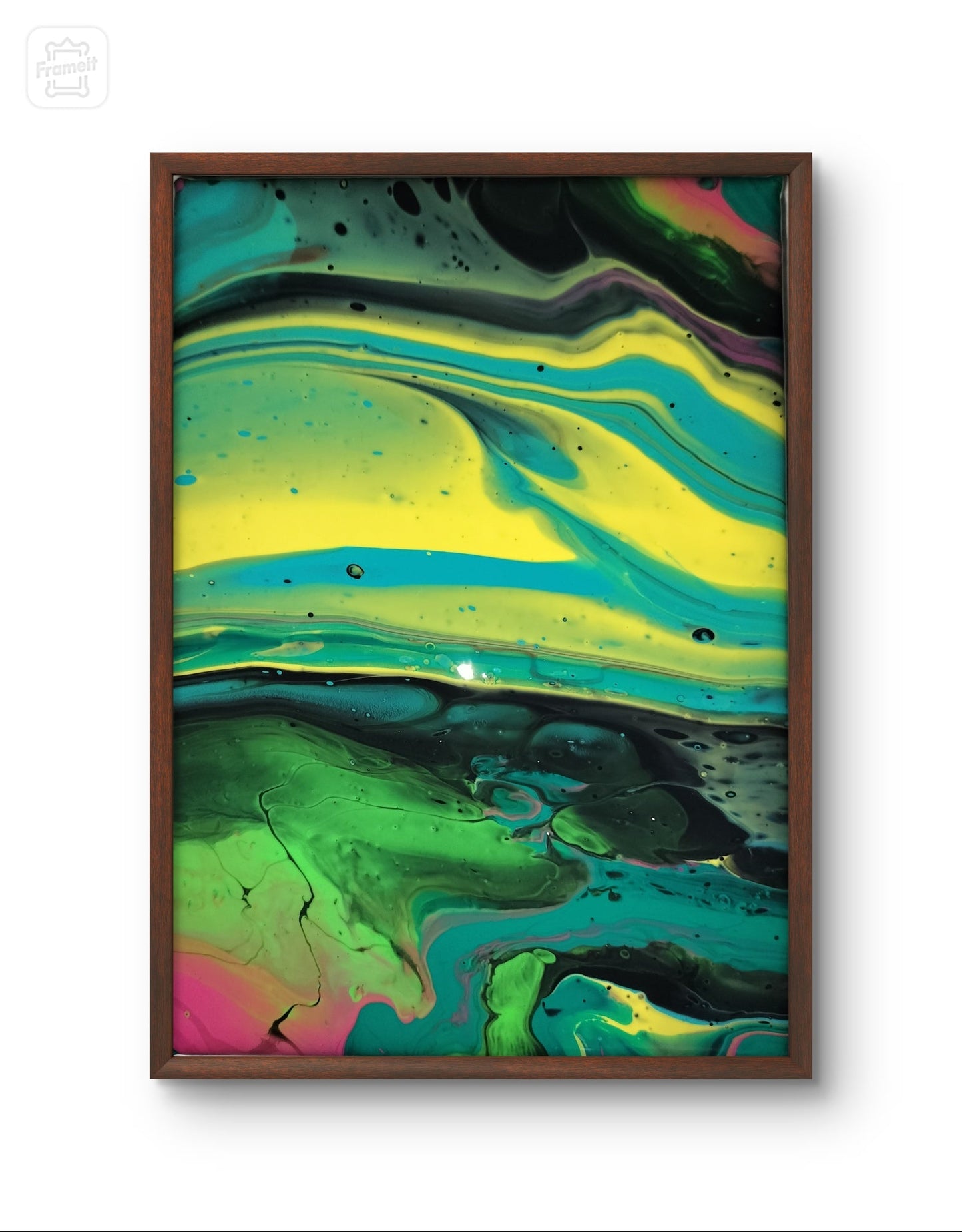 Fluid Art Canvas from Karma Goodness Designs