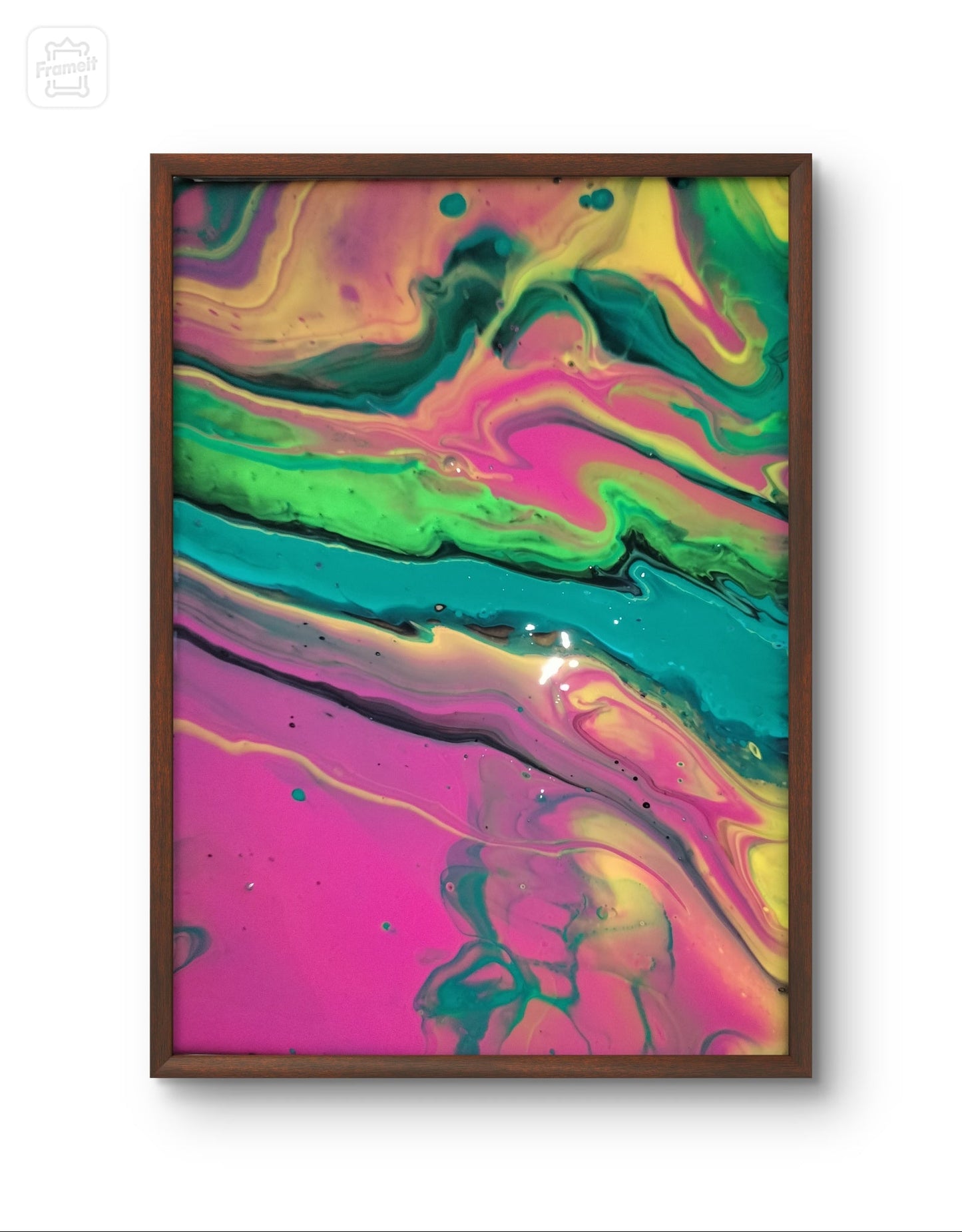 Fluid Art Canvas from Karma Goodness Designs