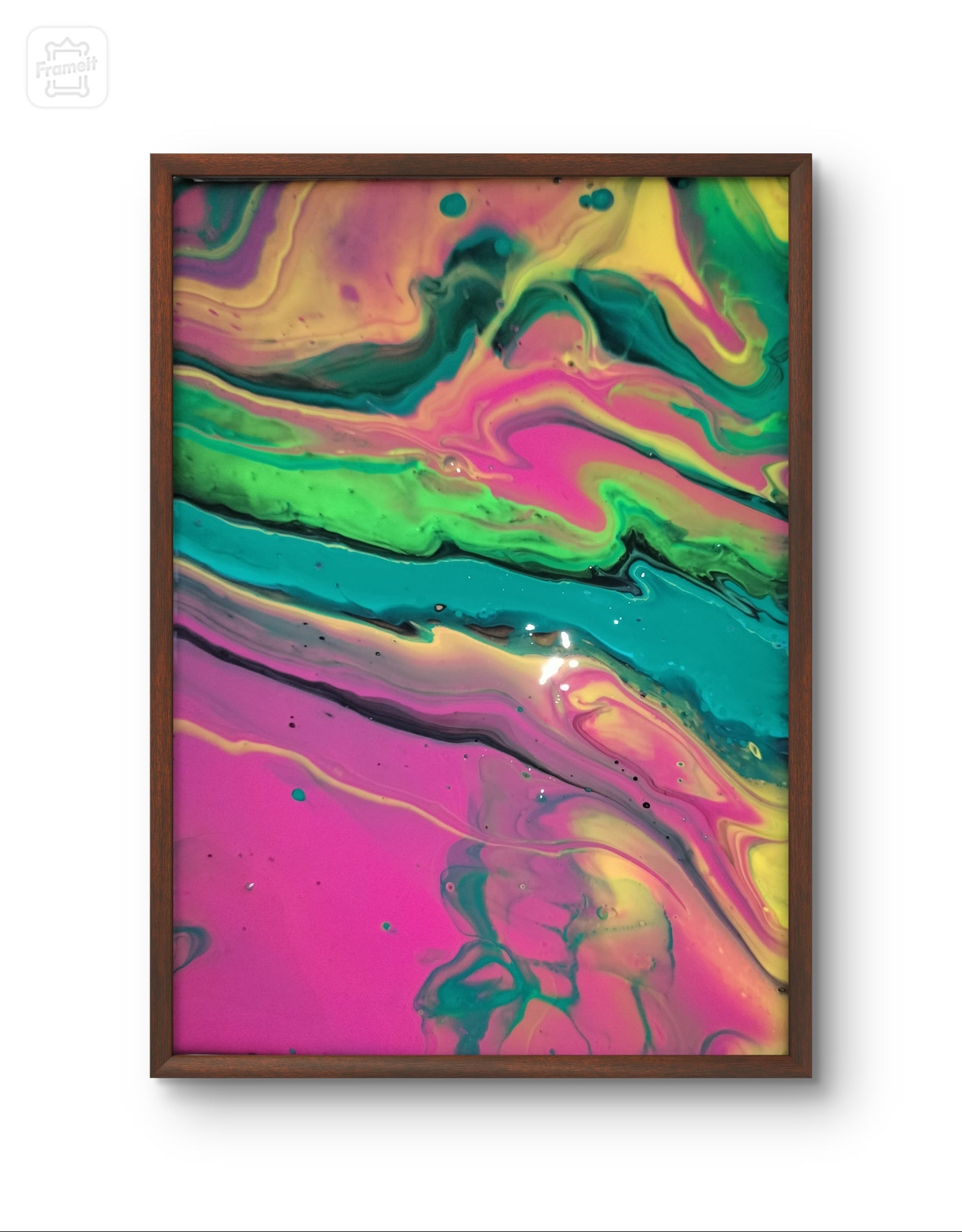 Fluid Art Canvas  from Karma Goodness Designs