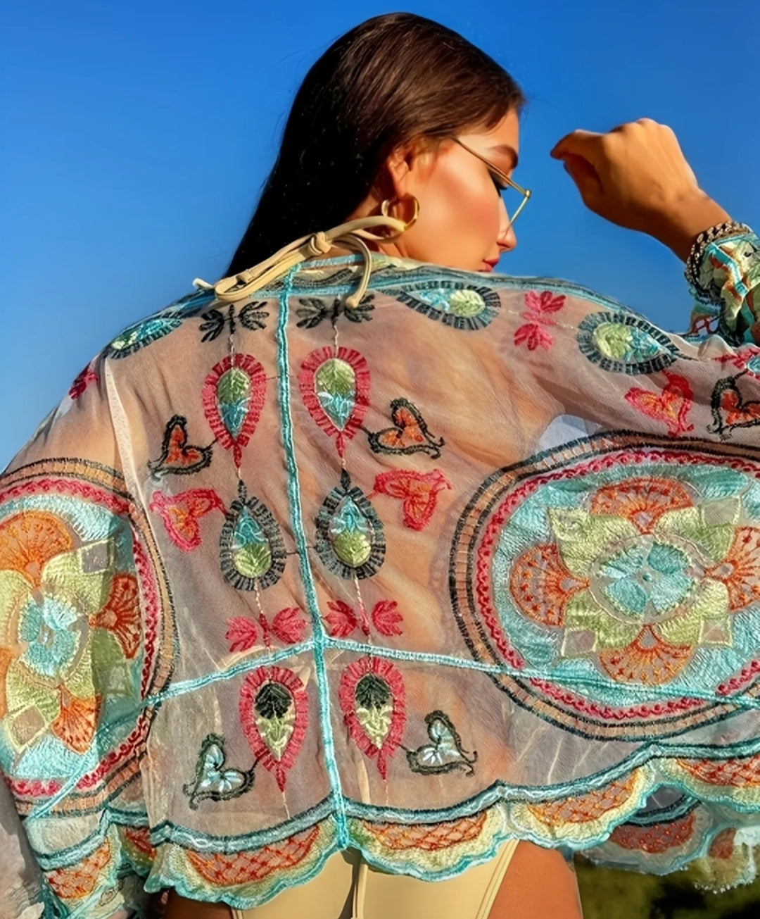 Bohemian Style Beach Cover Up  from Karma Goodness Designs