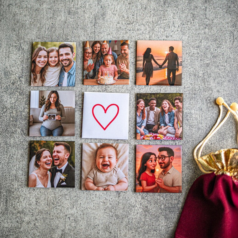 Custom Photo Magnets | Fridge Magnets | Personalised Magnets | Fun Magnets | Professional Photographs | Instagram Photos | Memories