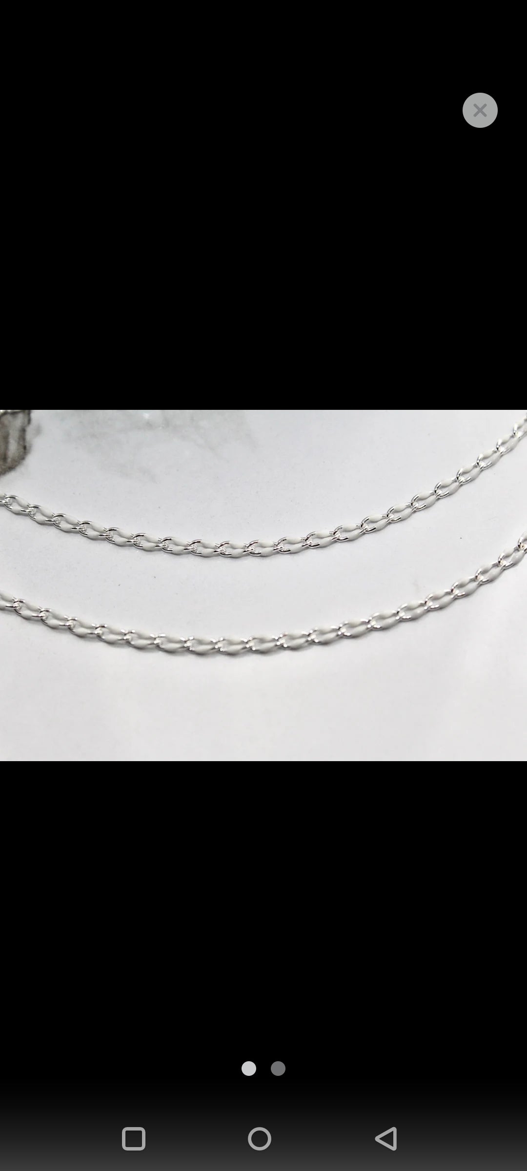 Sterling Silver Chain  from Karma Goodness Designs
