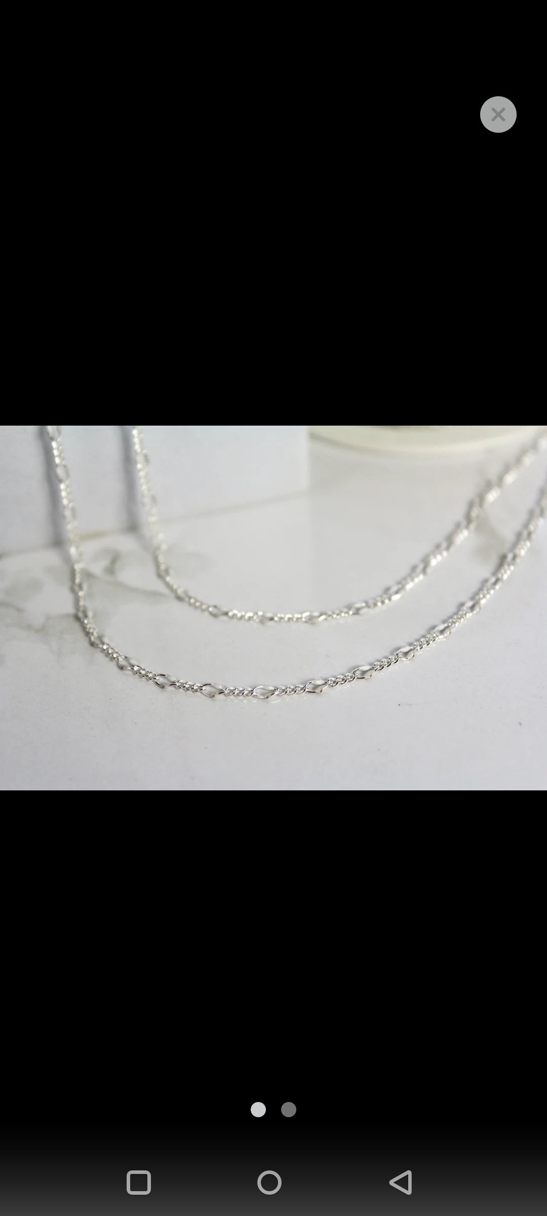 Sterling Silver Chain  from Karma Goodness Designs