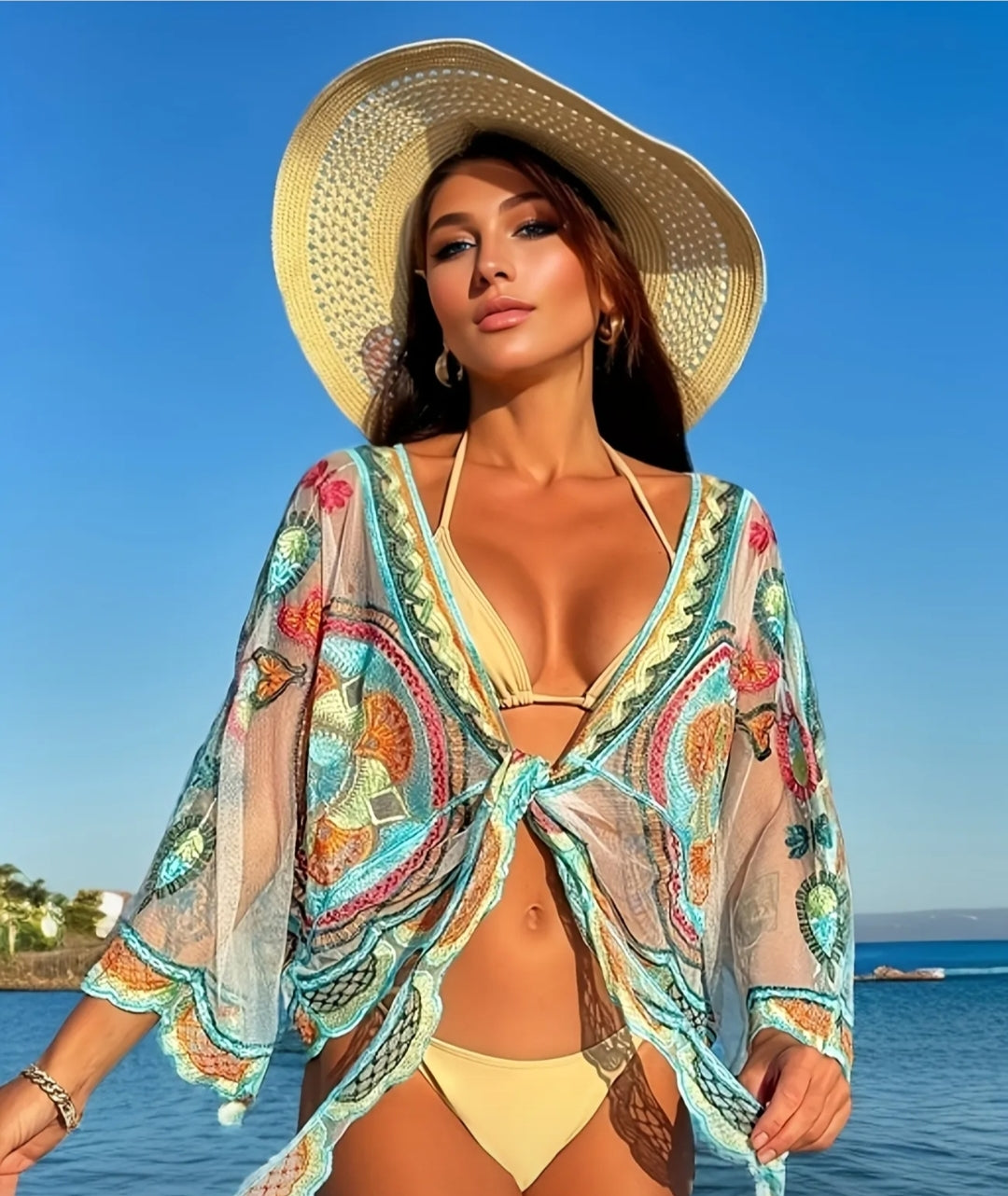Bohemian Style Beach Cover Up  from Karma Goodness Designs