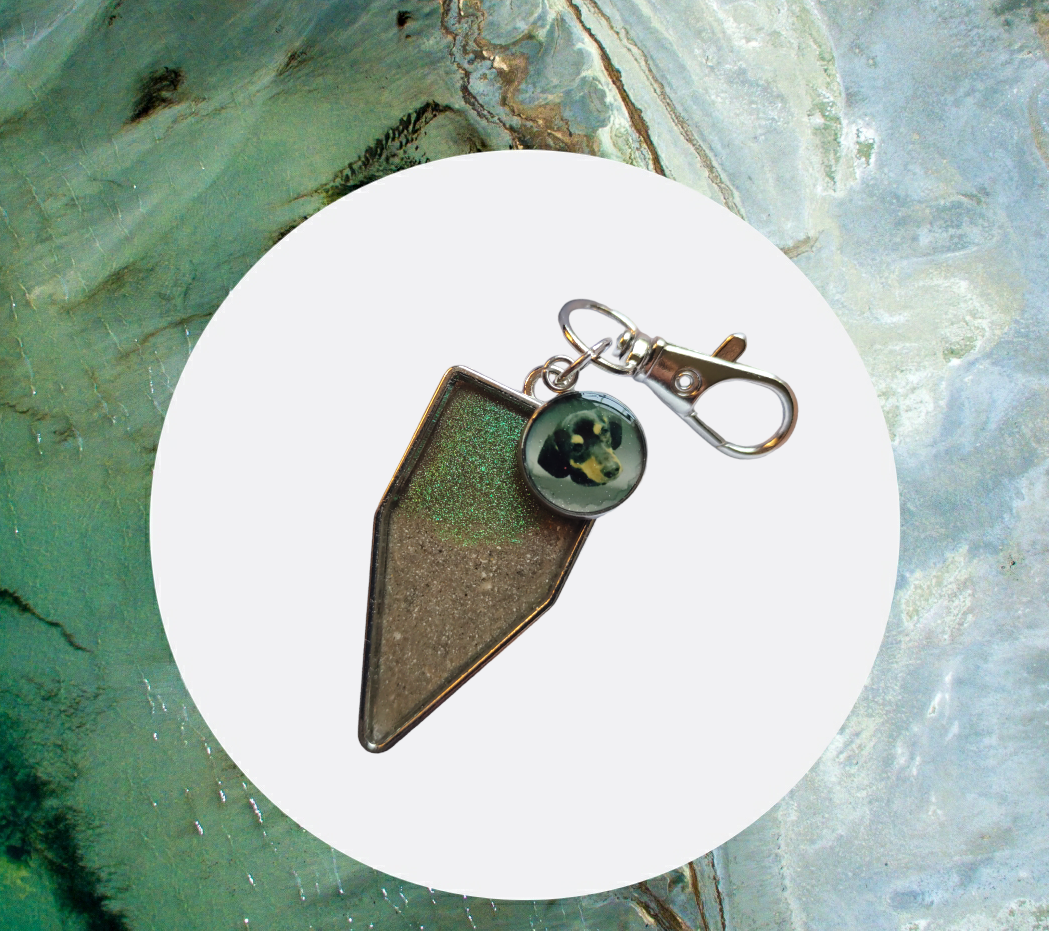 Memorial Keychain Charm from Karma Goodness Designs