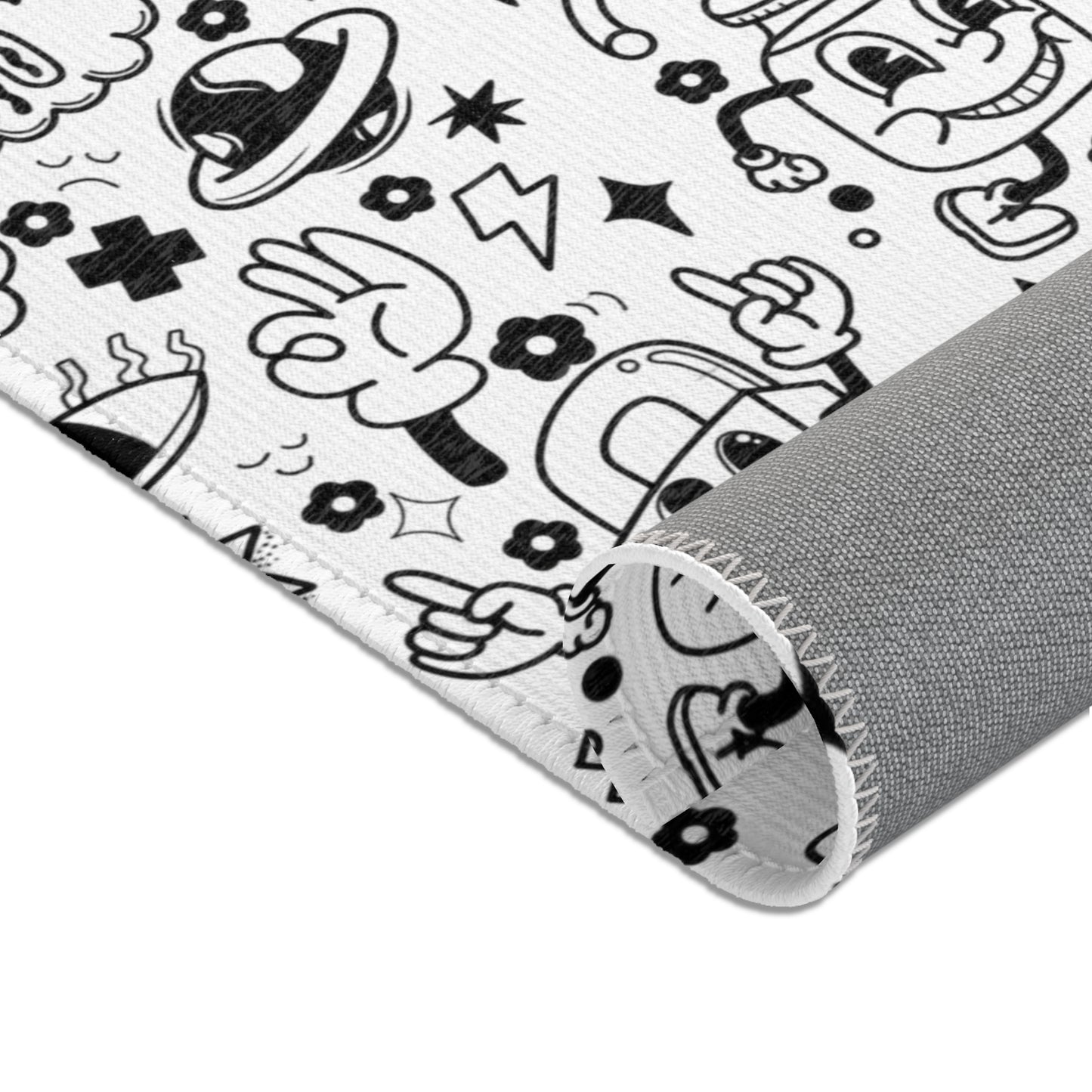 Karma Goodness Designs COLOR ME Doodle Art Collection | Doodle Rug