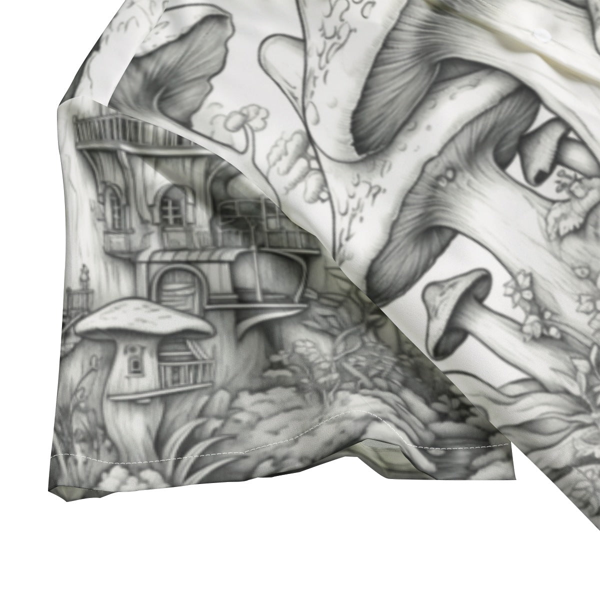 Karma Goodness Designs Men's Hawaiian Shirt - Doodle Art Collection, Light & Breathable Fabric