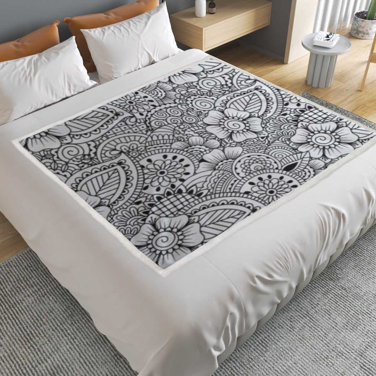 Karma Goodness Designs Doodle Art Household Warm Blanket