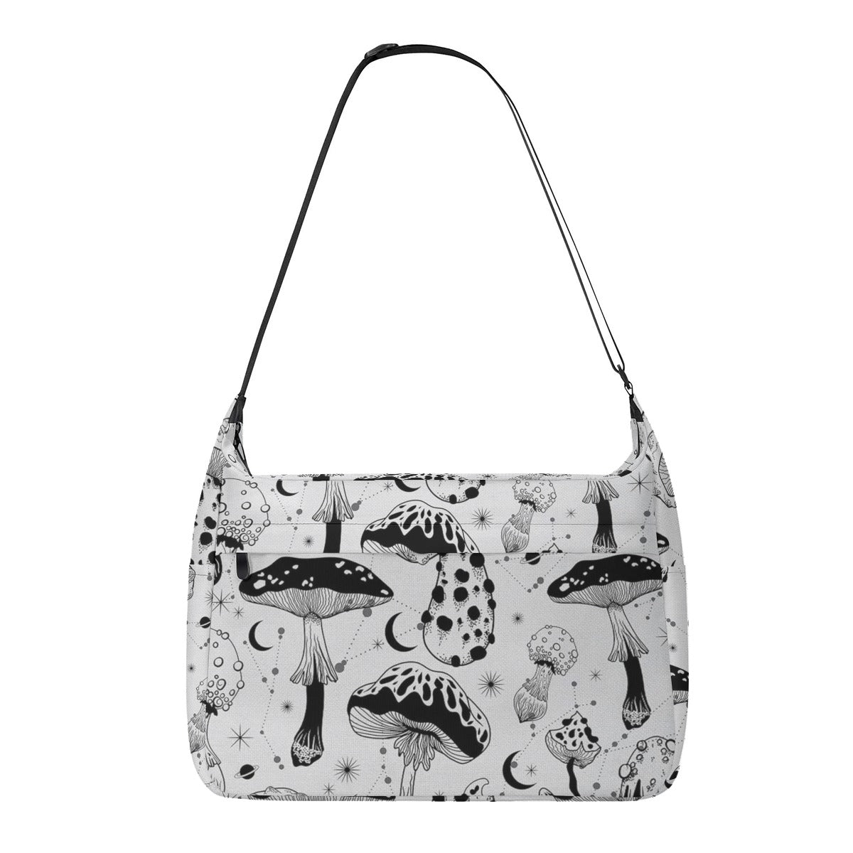 Karma Goodness Designs Doodle Art Messenger Bag - Large Capacity Canvas Shoulder Bag with Zipper Closure