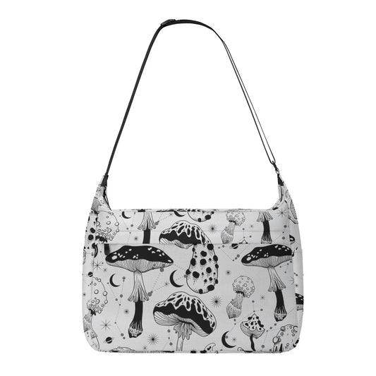 Karma Goodness Designs Doodle Art Messenger Bag - Large Capacity Canvas Shoulder Bag with Zipper Closure