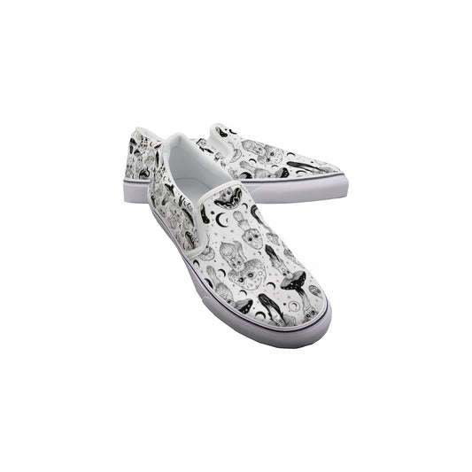 KGD COLOR ME Doodle Art Women's Slip On Sneakers
