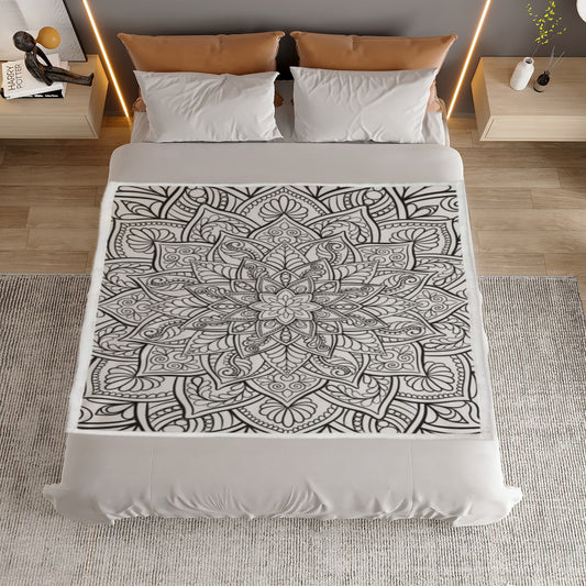 KGD COLOR ME Mandella Doodle Art Blanket
