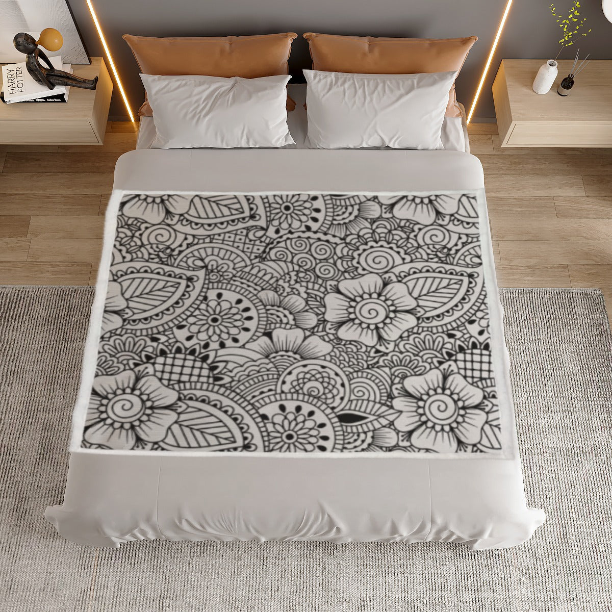 Karma Goodness Designs Doodle Art Household Warm Blanket