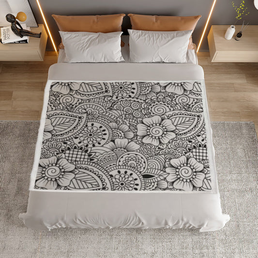 Karma Goodness Designs Doodle Art Household Warm Blanket