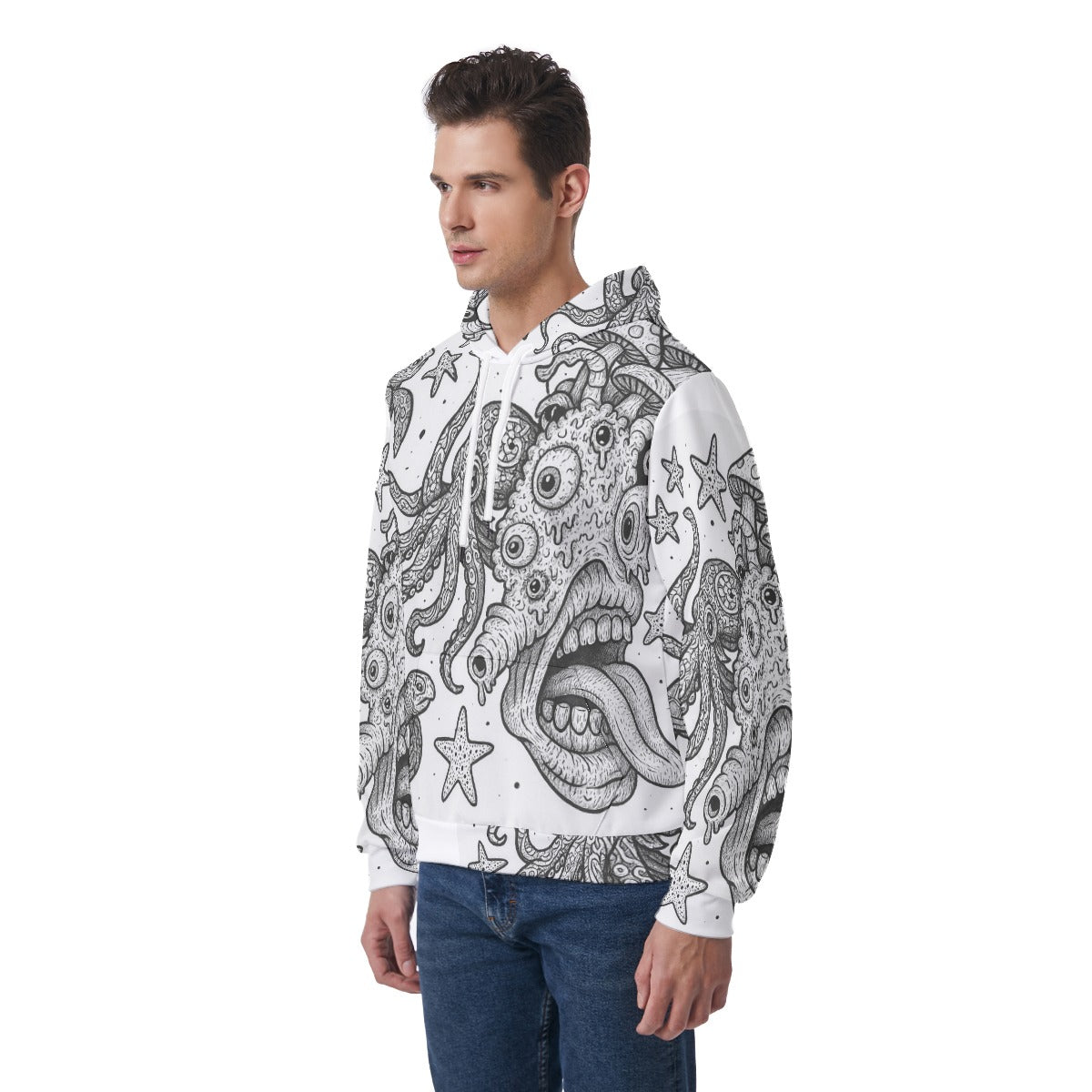 KGD Doodle Art Collection | All-Over Print Doodle Hoodie