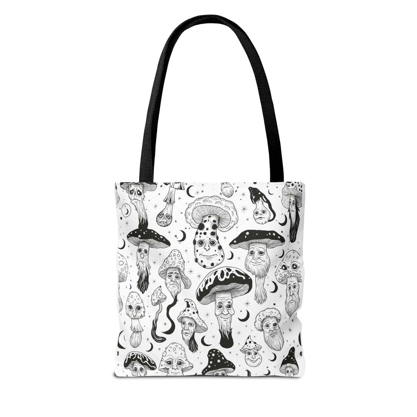 KGD Doodle Art Collection | Whimsical Mushroom Tote Bag