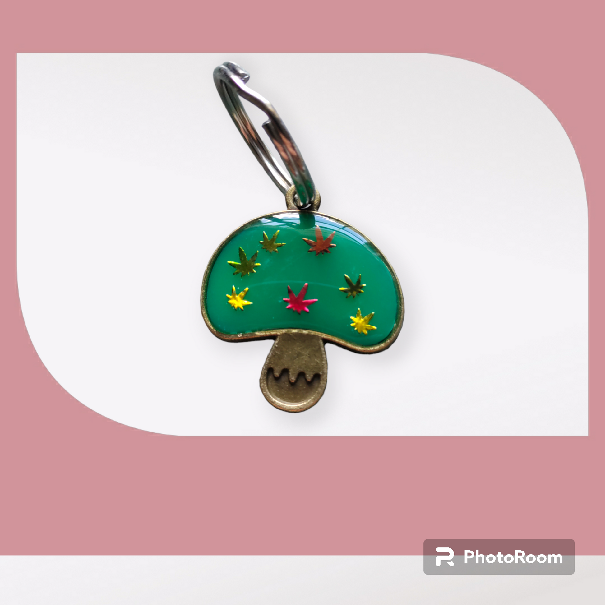 Ms. Mary Jane Mushroom Key Chains keychain from Karma Goodness Designs