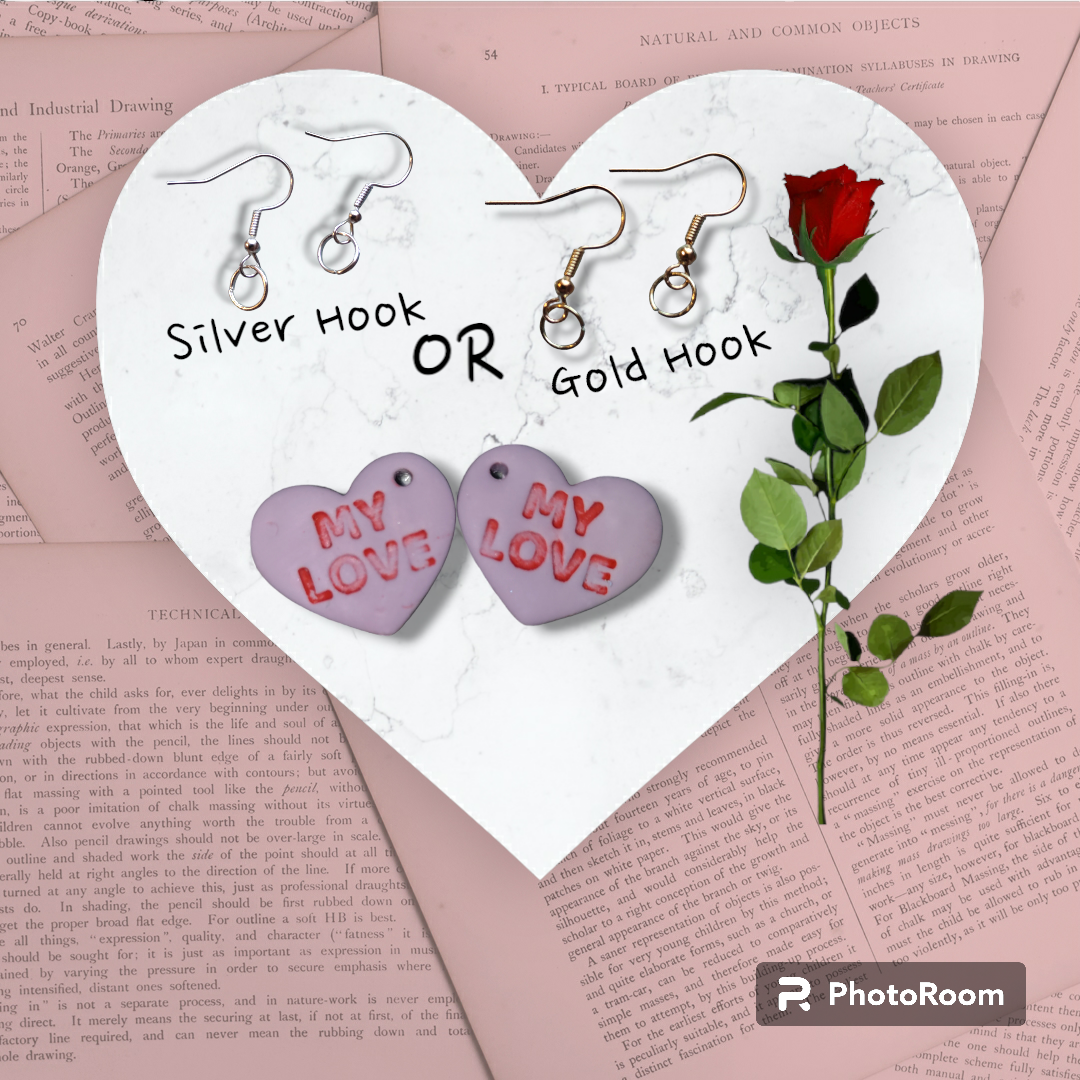 Valentine's Day Conversation Earrings