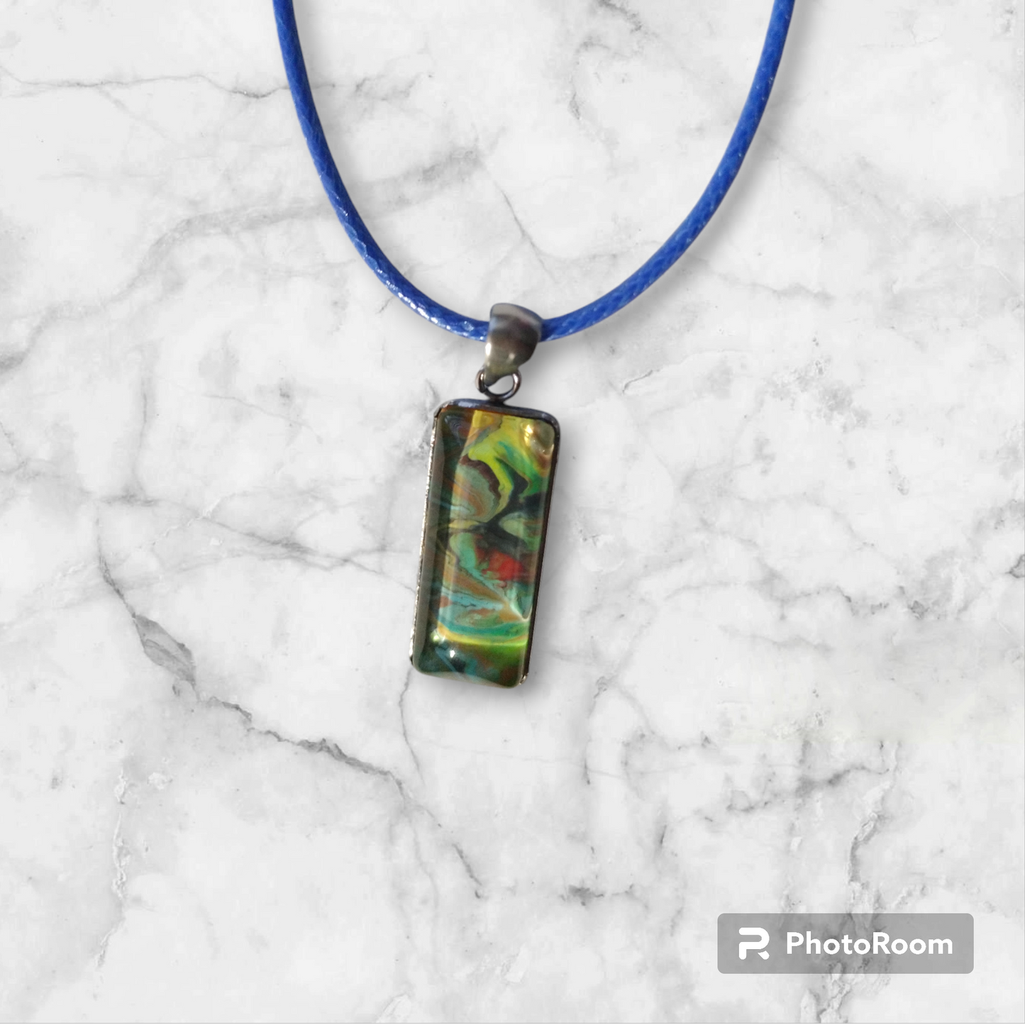 Fluid Art Necklaces  from Karma Goodness Designs