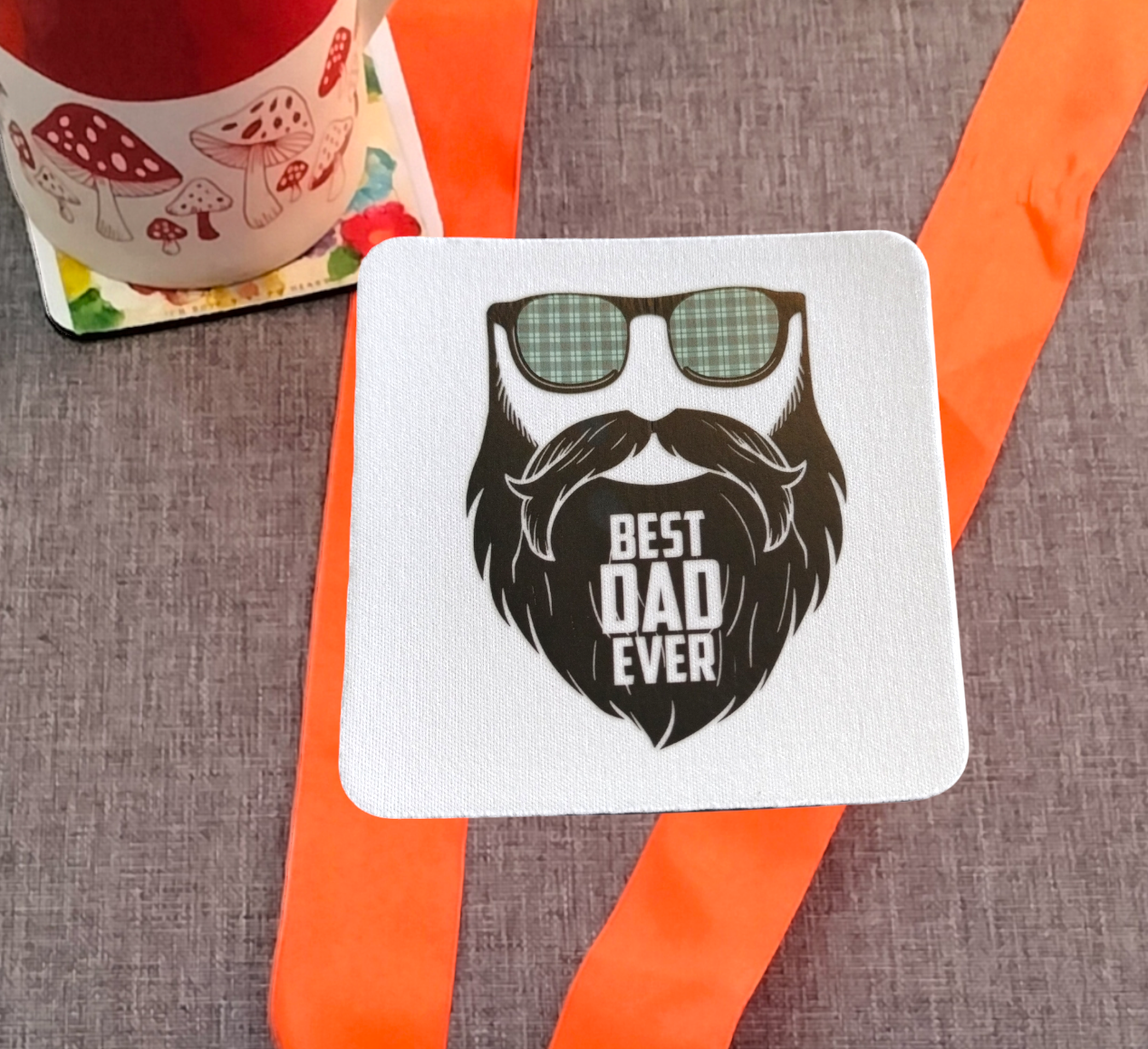 Funny Dad Coaster from Karma Goodness Designs