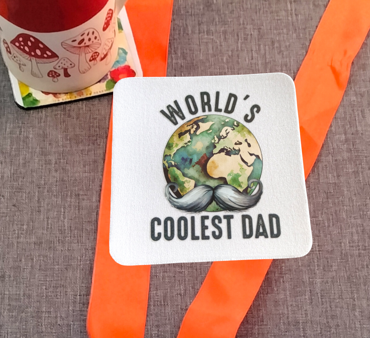 Funny Dad Coaster from Karma Goodness Designs