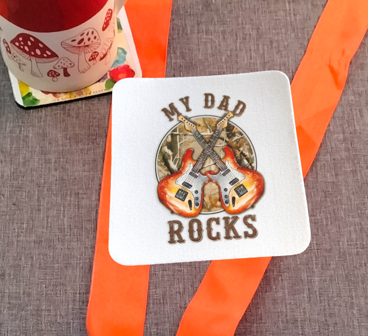 Funny Dad Coaster from Karma Goodness Designs