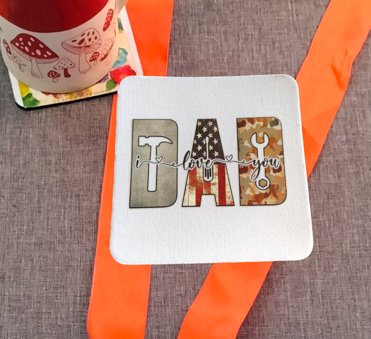 Funny Dad Coaster from Karma Goodness Designs